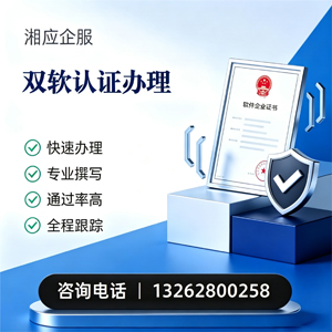 咸宁双软认证申报服务