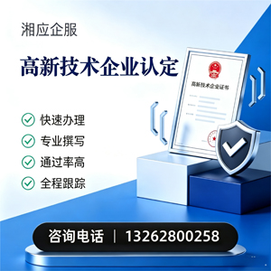 咸宁高新技术企业认定申报服务