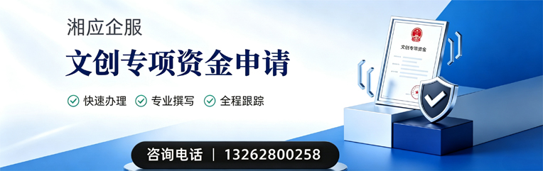 咸宁文创专项资金申报服务