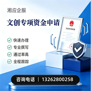 咸宁文创专项资金申报服务