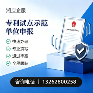 咸宁专利试点示范单位申报服务