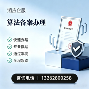 咸宁算法备案申报服务